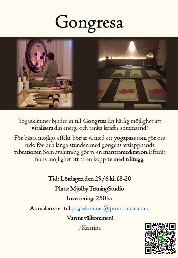 Premiär för Gongresa&nbsp;29/6!